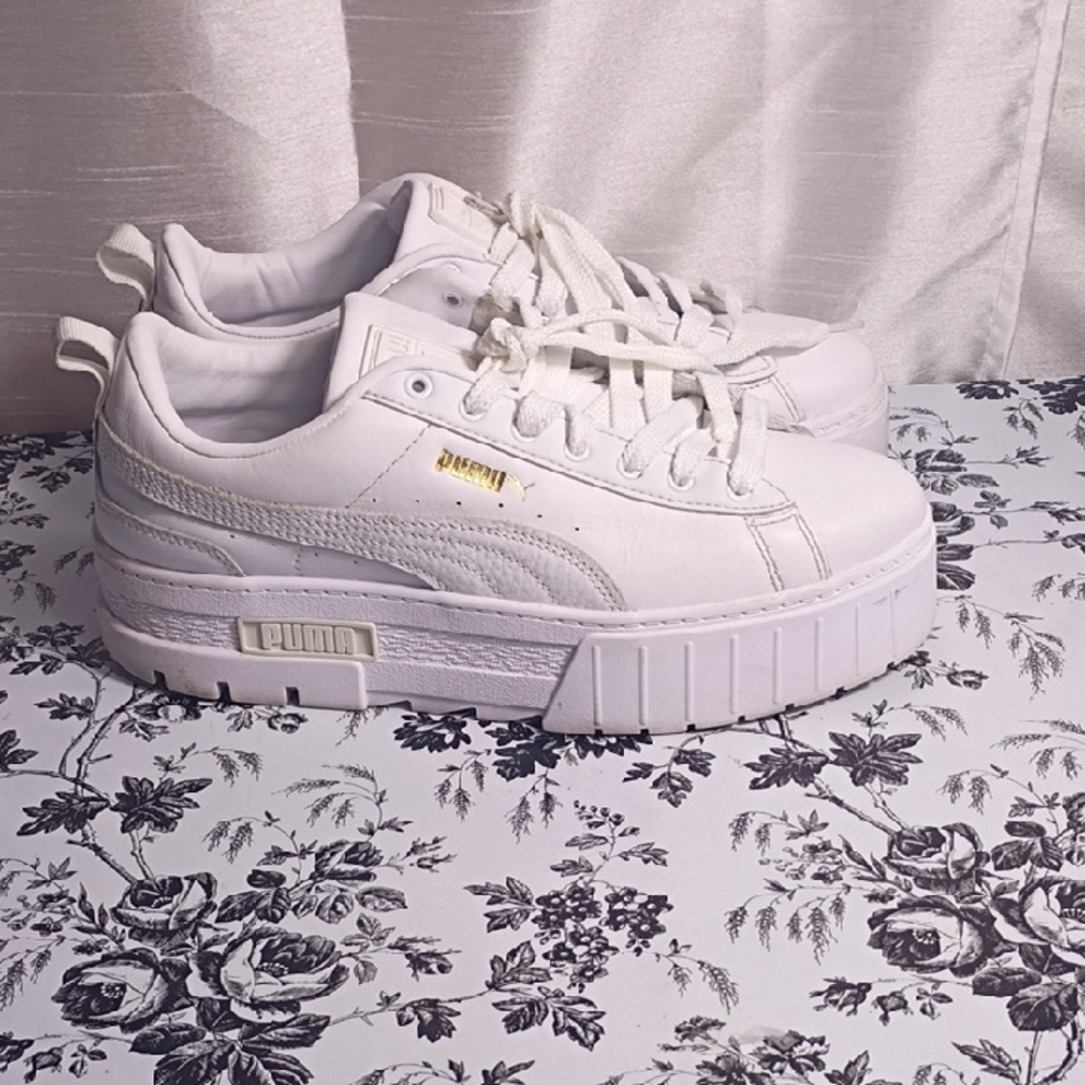 Puma Women's White Platform‎ Sneakers